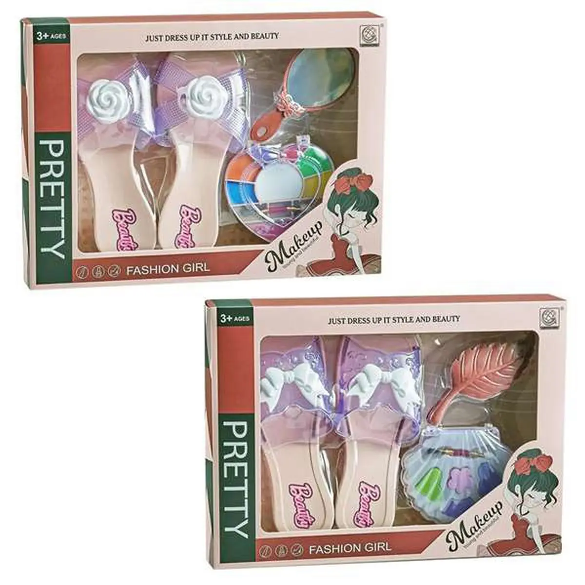 Set di Bellezza Juinsa 18,5 x 10 x 4,5 cm Fashion Girls Scarpe 2 Unità (18,5 x 10 x 4,5 cm)