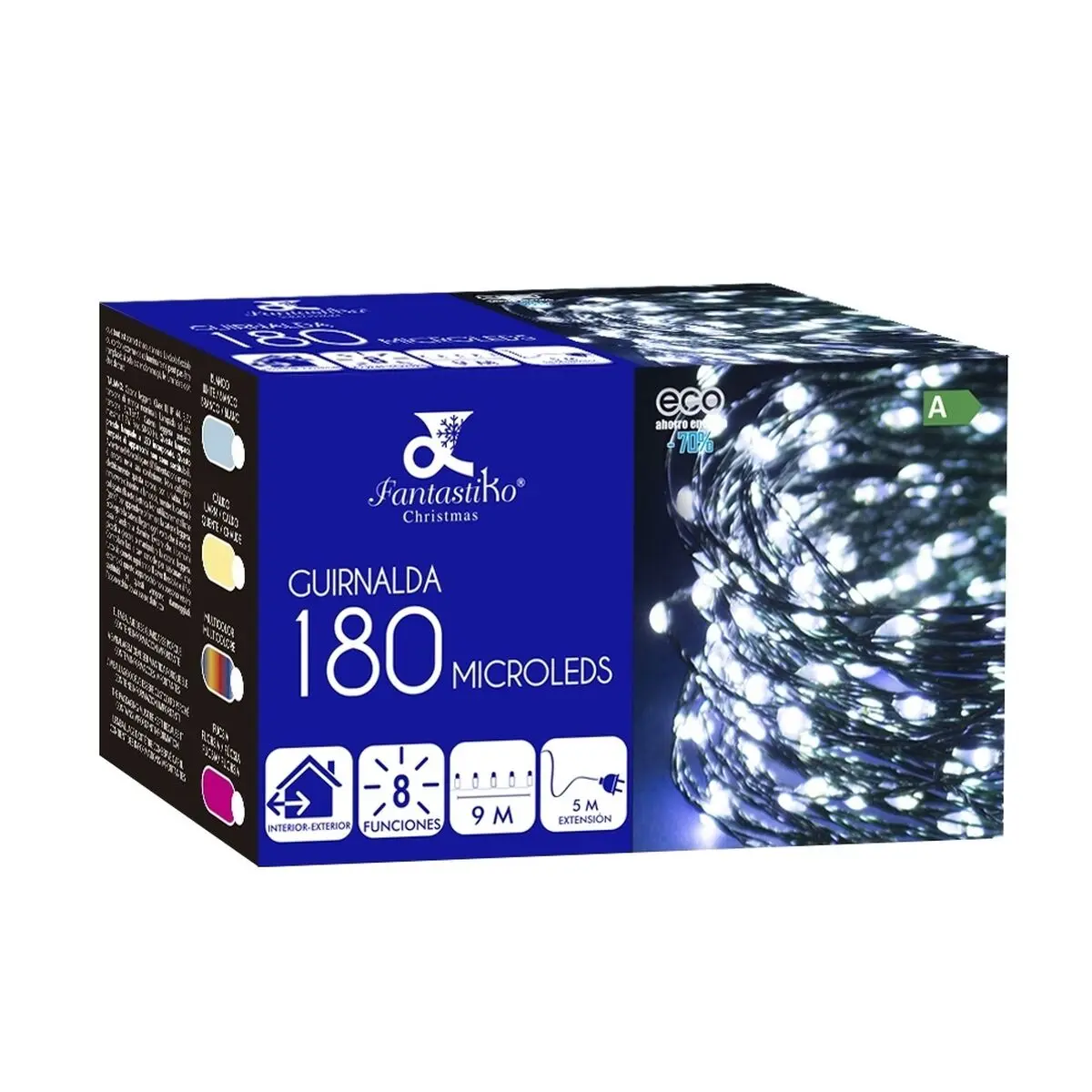 Tenda Luminosa LED Multicolore Metallo Plastica 15 X 8 X 9 CM