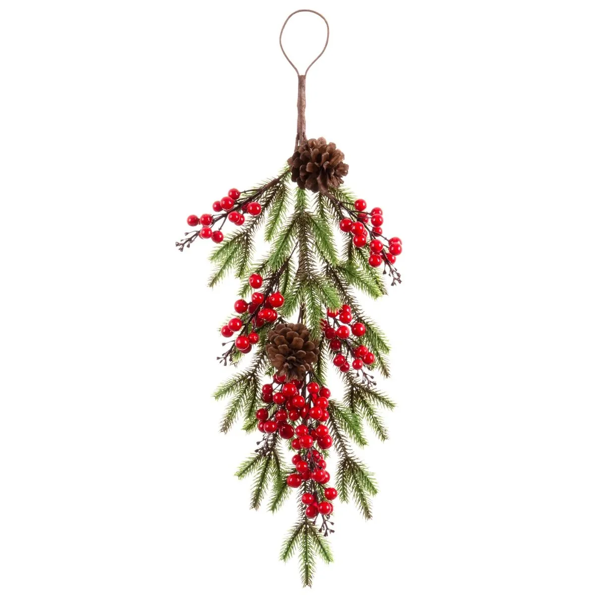 Appendino per Porte Natale Rosso Multicolore Plastica Foam 60 cm