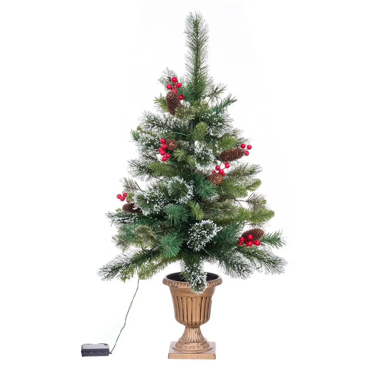 Albero di Natale Verde Multicolore 80 x 45 x 18 cm (4 Unità)