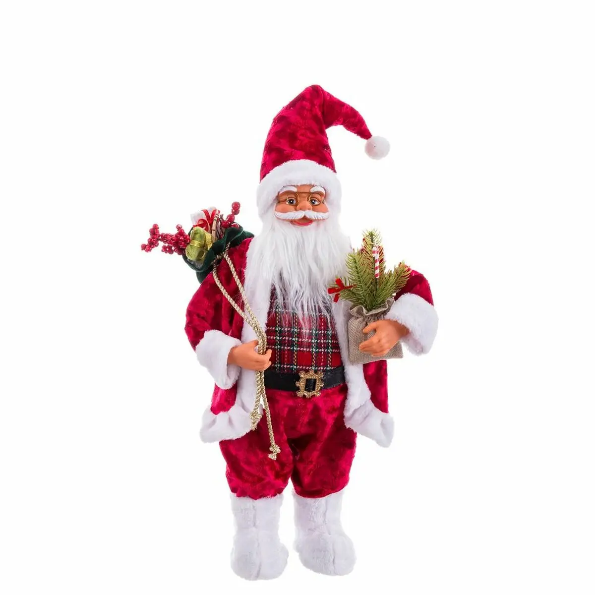 Babbo Natale Rosso 32 X 25 X 87 CM