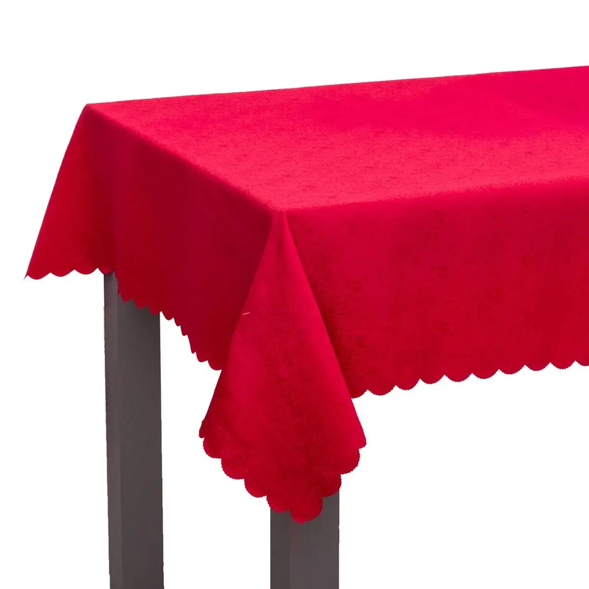 Tovaglia Rosso Poliestere 150 x 220 cm