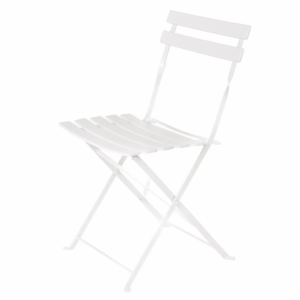 Sedia da giardino Sira Bianco Acciaio 41 x 46 x 80 cm (2 Unità)