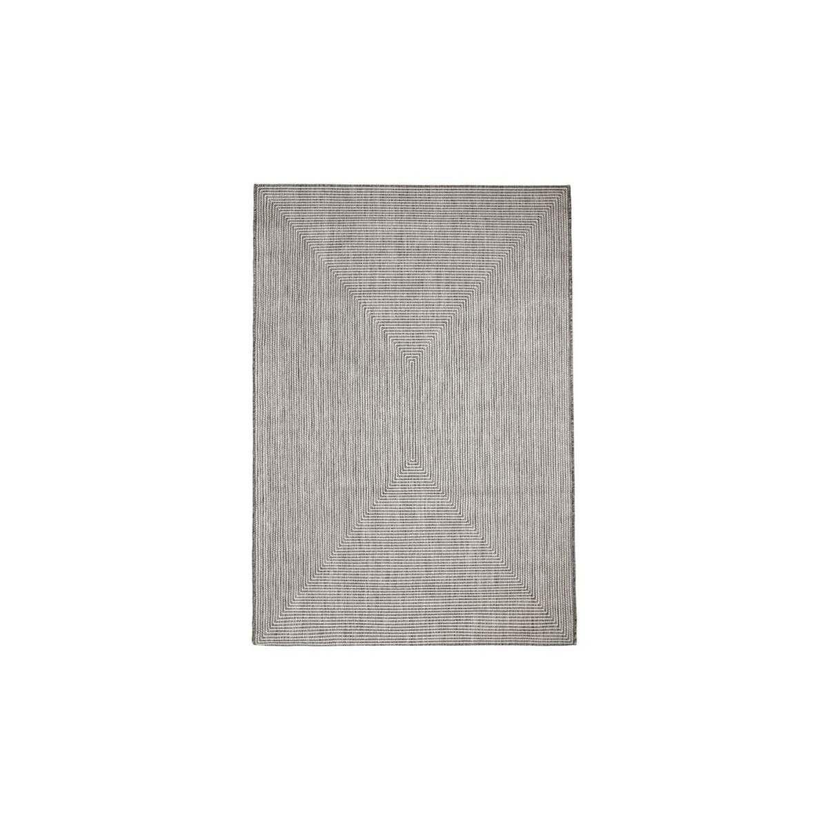 Tappeto per Esterni Quadro 230 x 160 x 0,5 cm Grigio