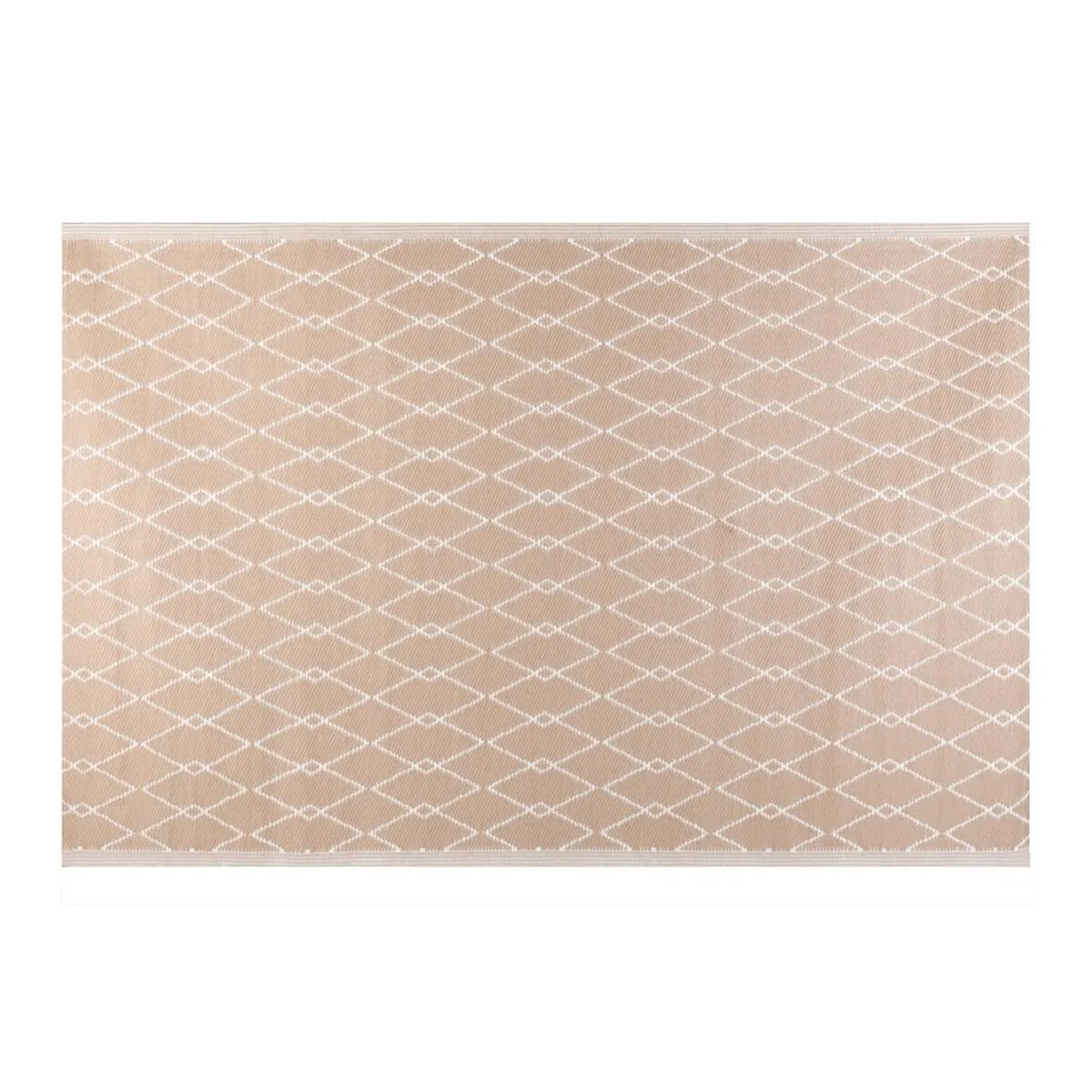 Tappeto per Esterni Zante 160 x 230 x 0,5 cm Beige polipropilene