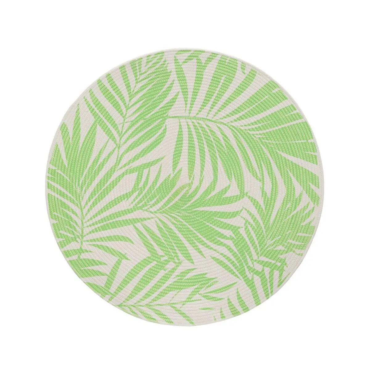 Tappeto Bianco Verde 90 x 90 x 0,5 cm