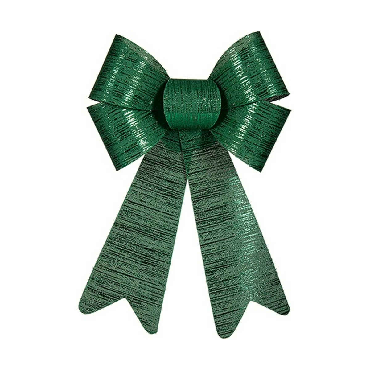 Fiocco Decorazione Natalizia 15 x 25 cm Verde PVC