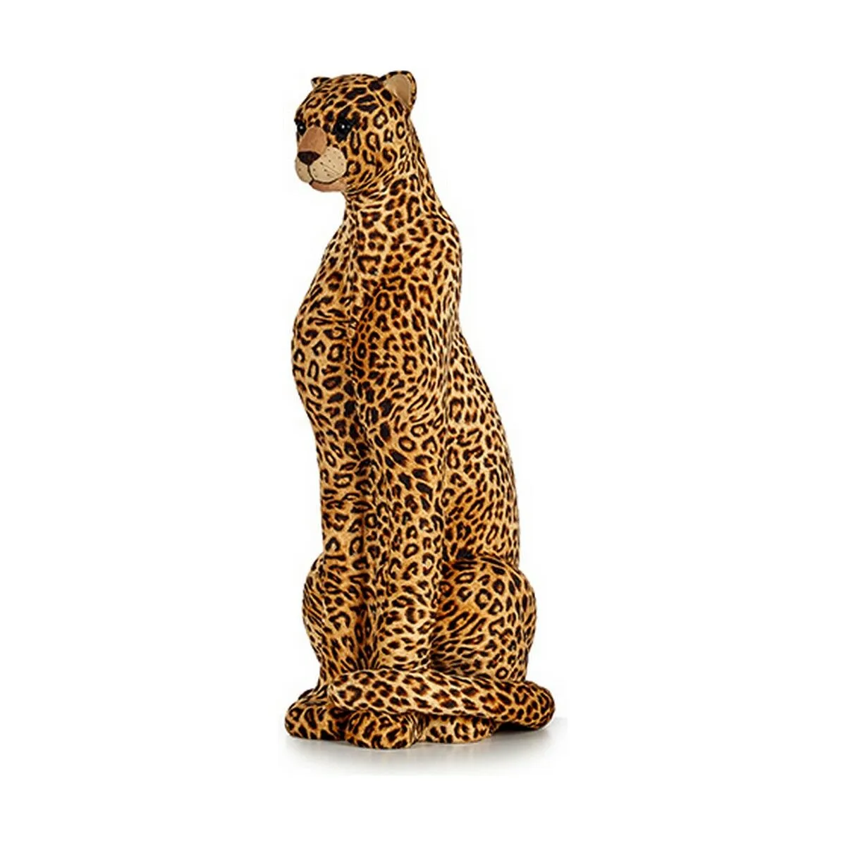 Statua Decorativa Marrone Leopardo 38 x 98 x 35 cm Dorato Sintetico