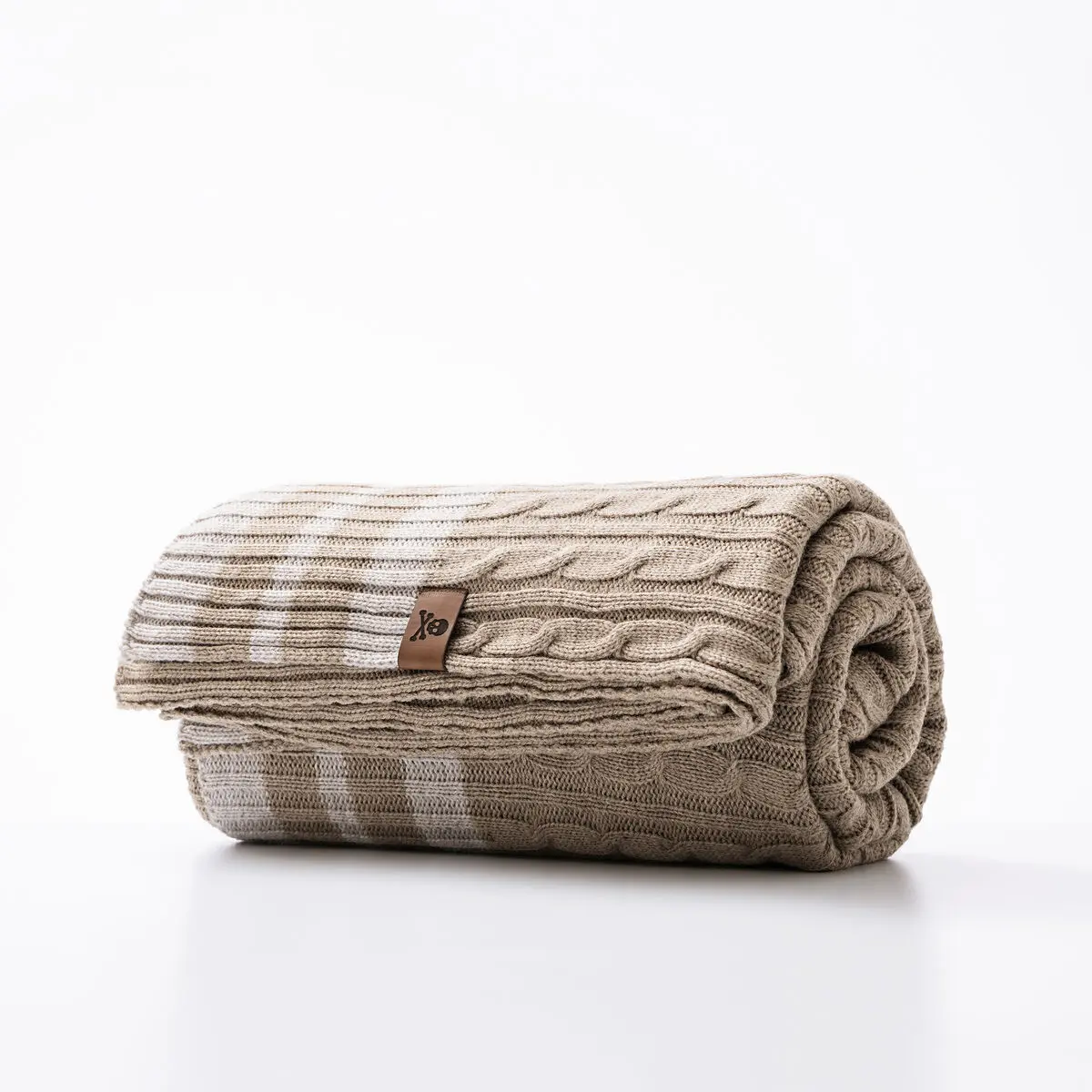 Coperta Scalpers SC-0040 Marrone Beige 140 x 190 cm