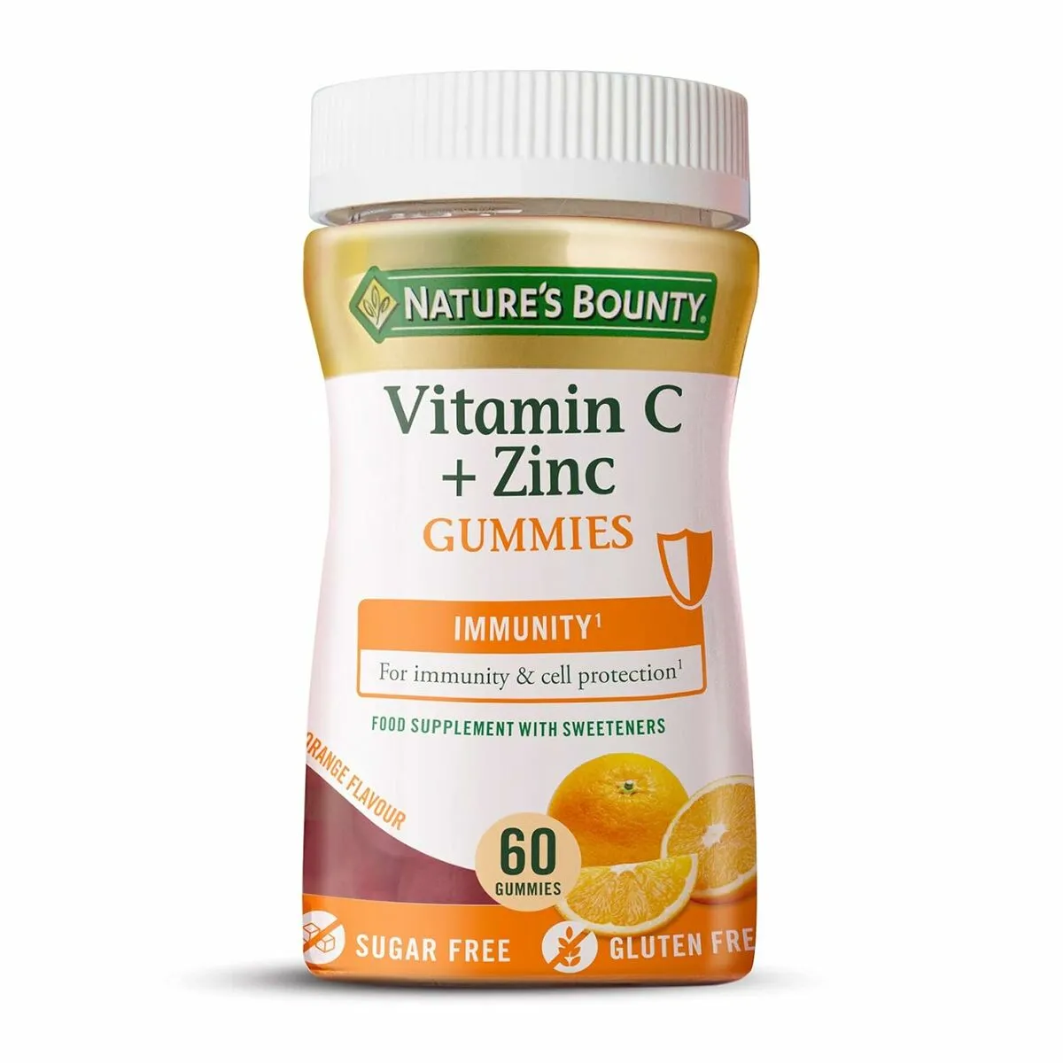 Integratore Alimentare Nature's Bounty Caramelle gommose Vitamina C Zinco Arancio 60 Unità