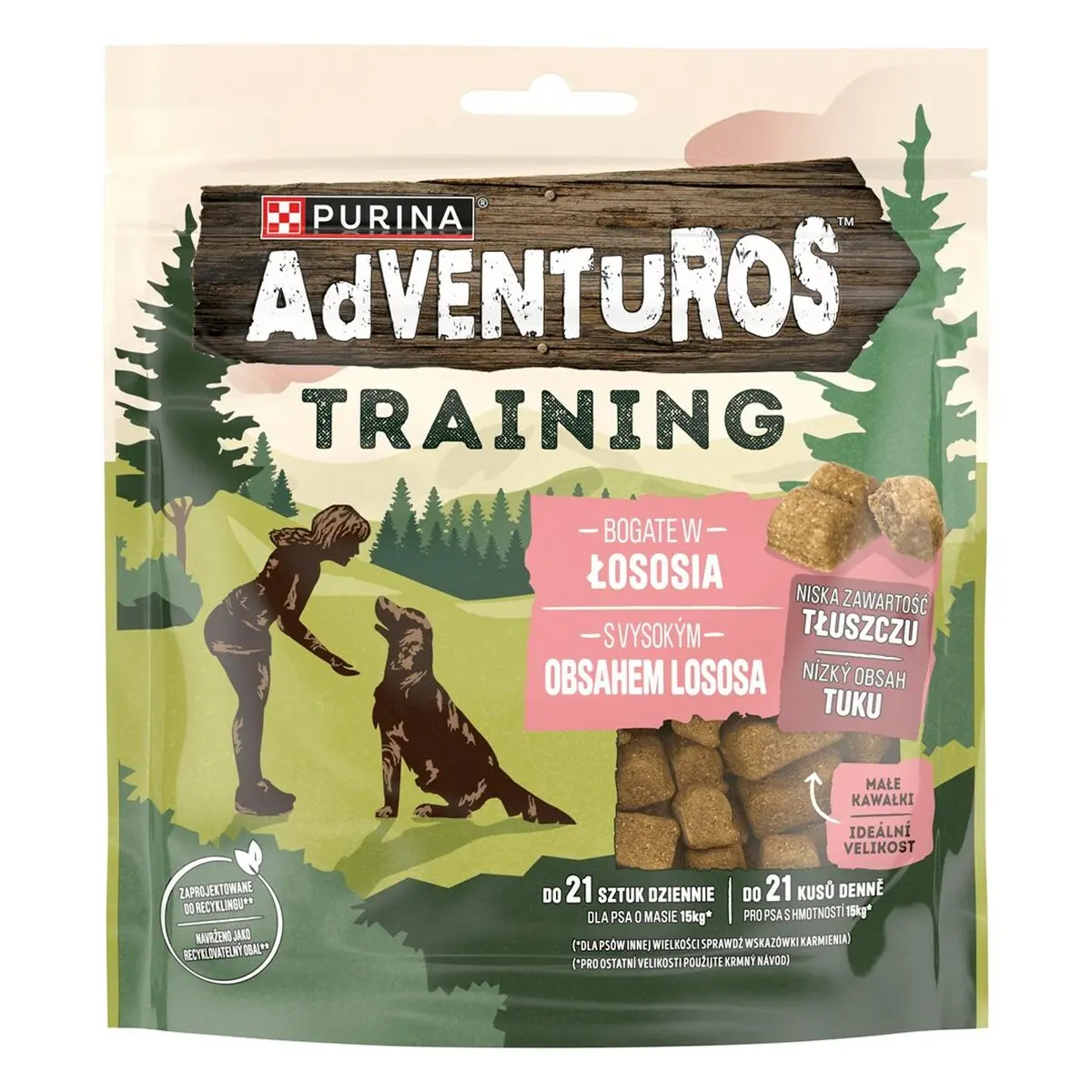 Snack per Cani Purina Adventuros Adiestramiento salmon 115 g