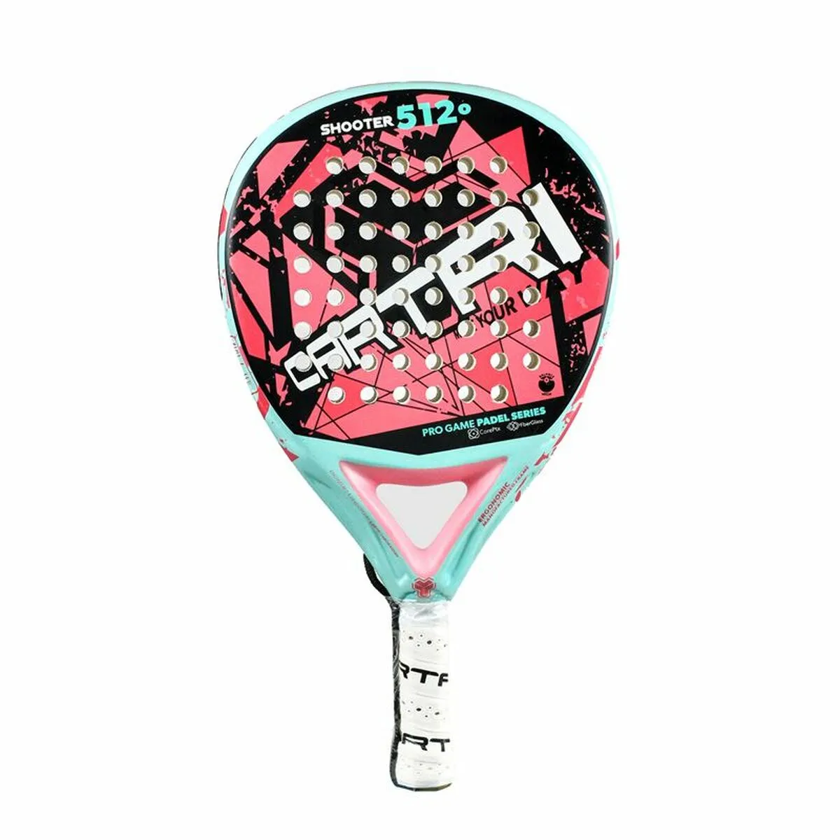 Racchetta da Padel Cartri Shooter 512º  Multicolore Salmone