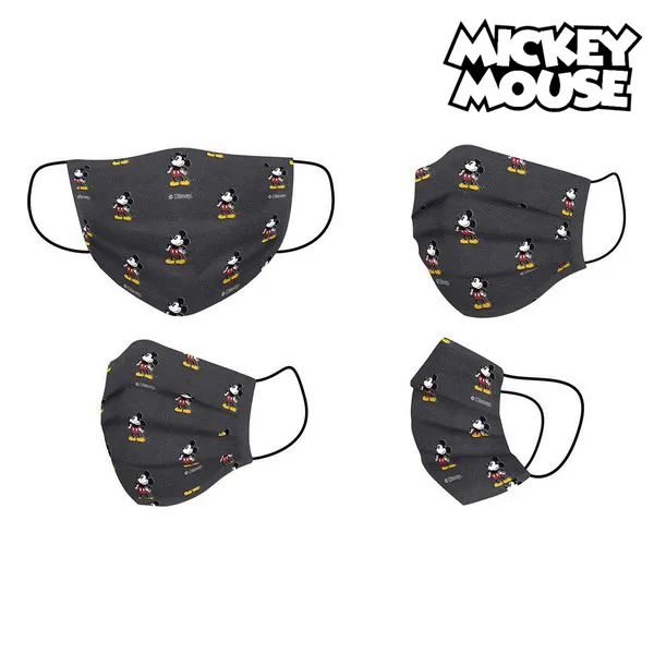 Mascherina Igienica Mickey Mouse Per bambini Nero