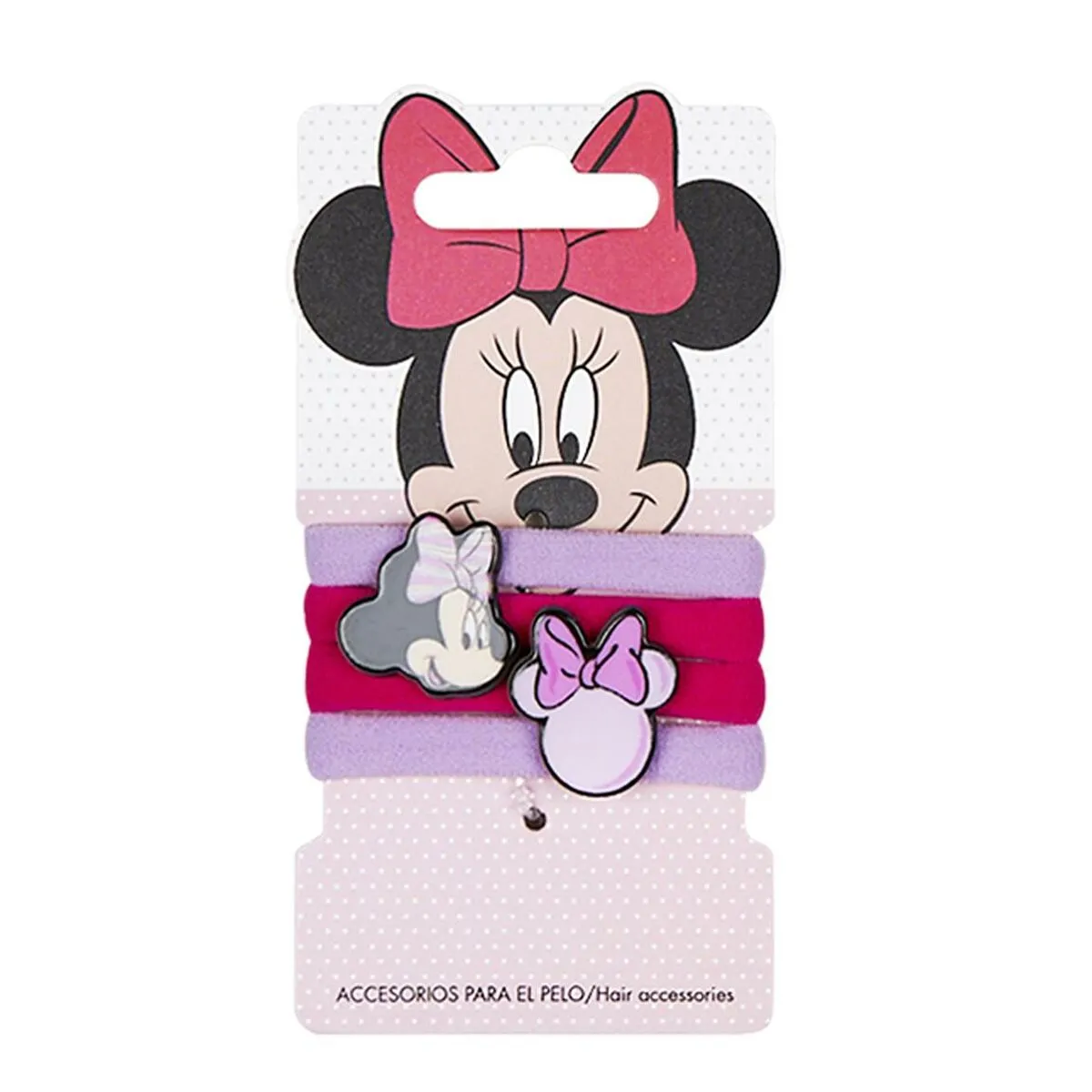 Elastici per capelli Minnie Mouse 4 Pezzi Multicolore