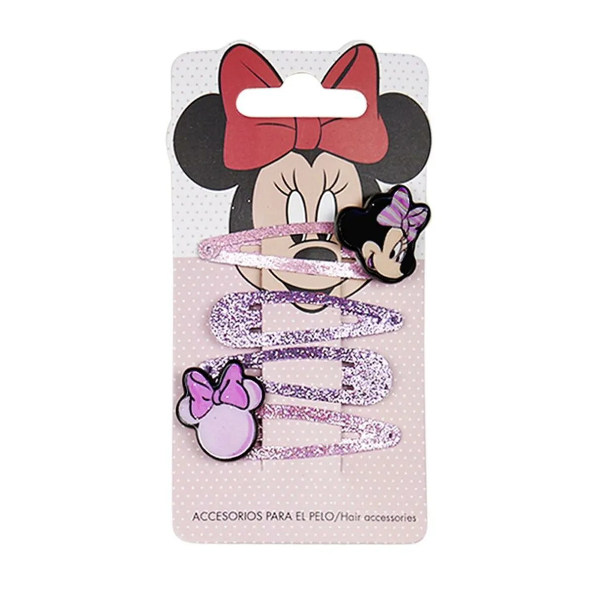 Fermagli per Capelli Minnie Mouse 4 Pezzi Multicolore