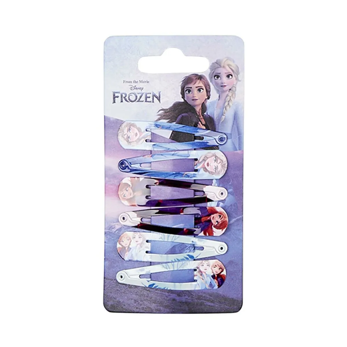 Fermagli per Capelli Frozen 6 Pezzi Multicolore