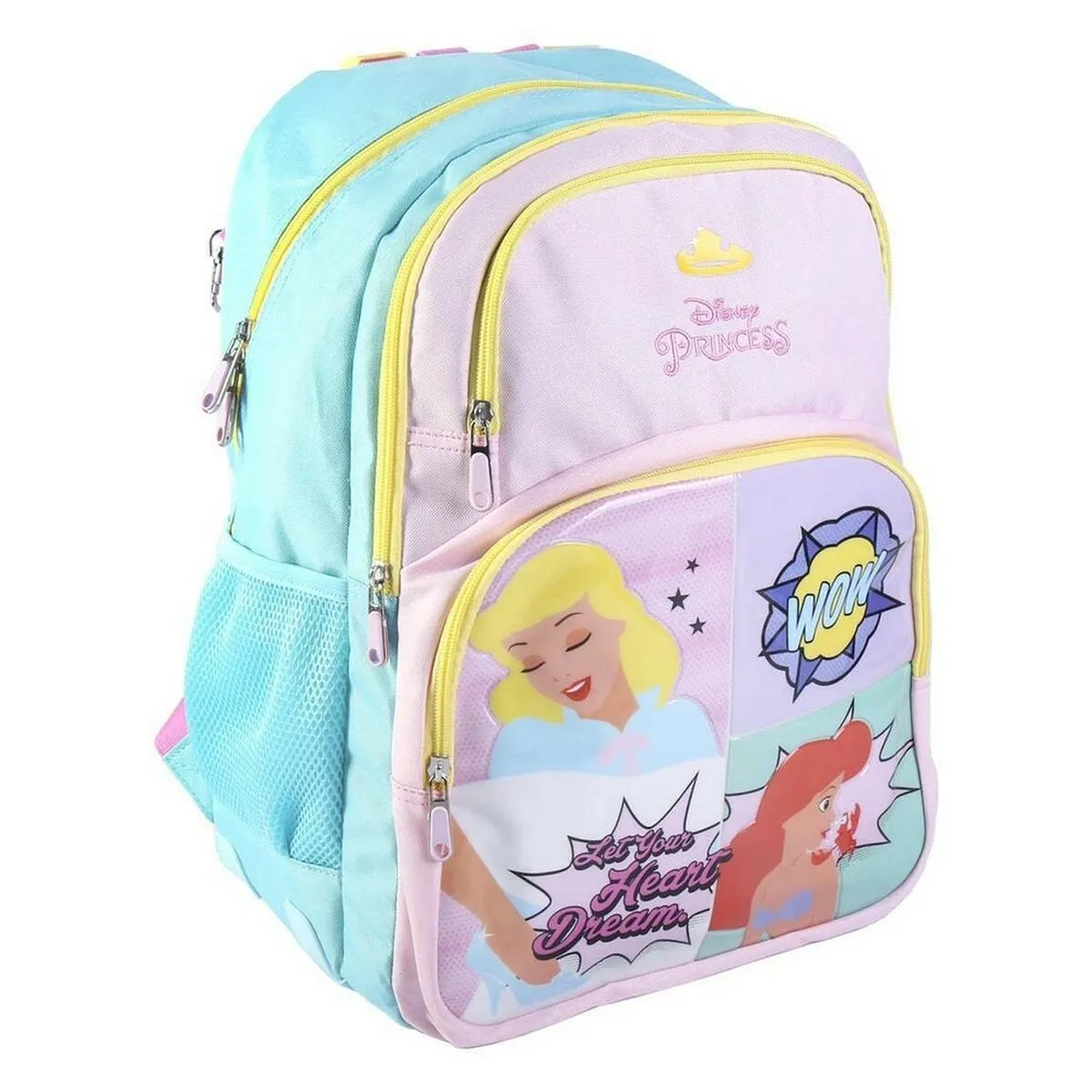 Zaino Scuola Princesses Disney Rosa (32 x 18,5 x 44 cm)