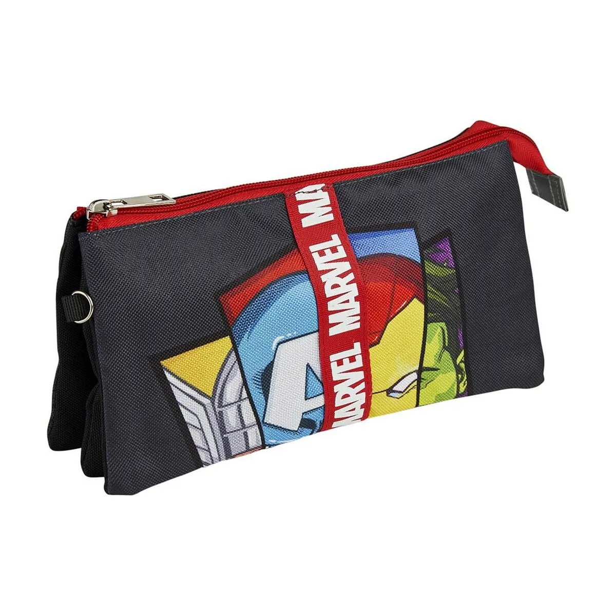 Astuccio Scuola The Avengers Nero