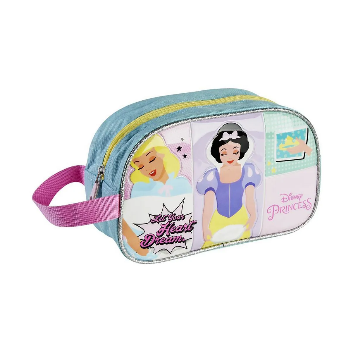 Necessaire Princesses Disney Rosa 16 x 10 x 26 cm