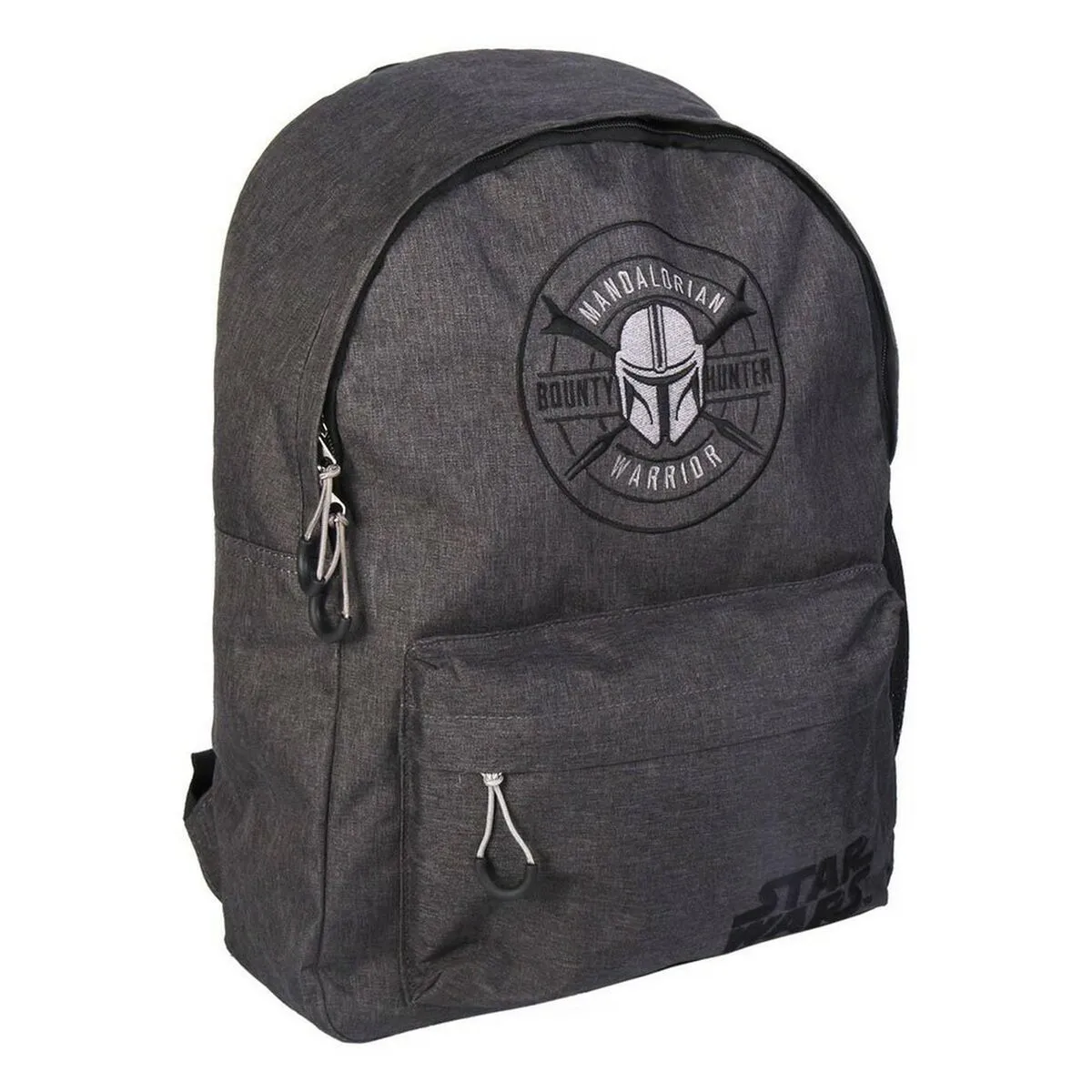 Zaino Scuola The Mandalorian Warrior Grigio (31 x 44 x 16 cm)