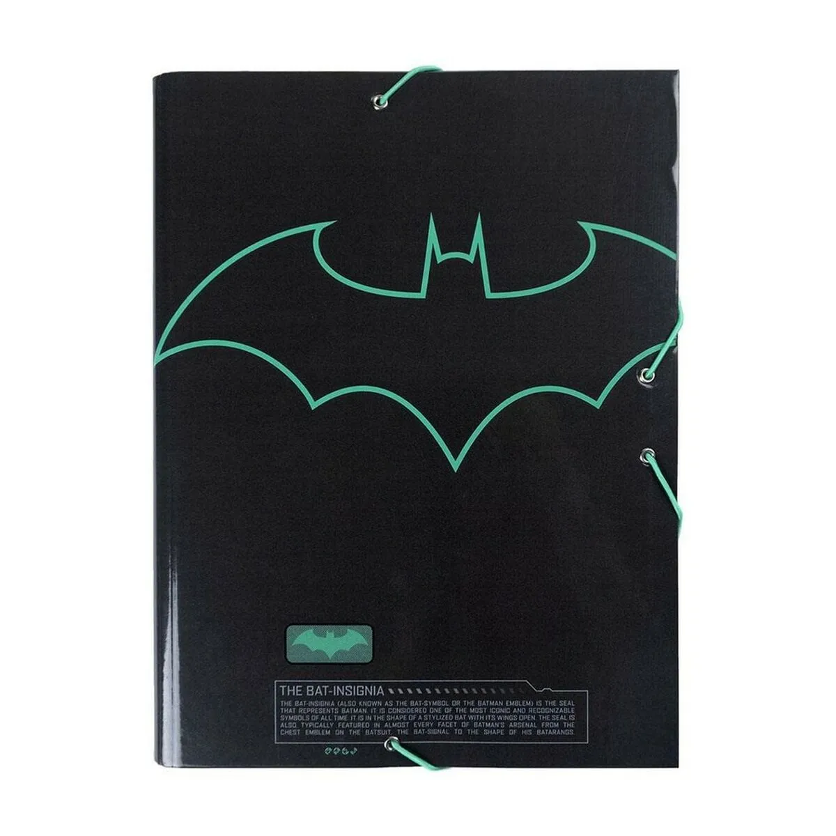 Fascicolo Batman A4 Nero (24 x 34 x 4 cm)