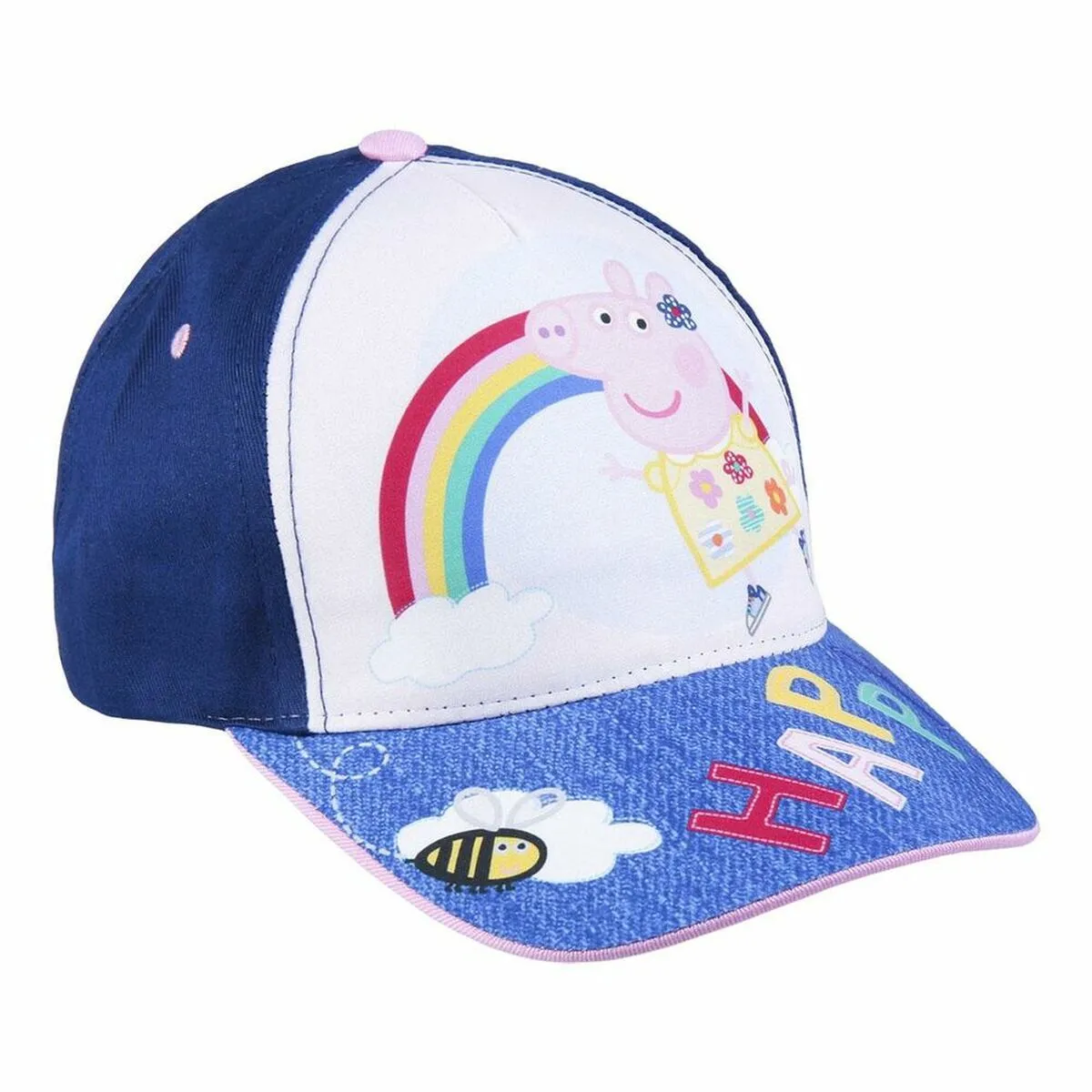 Cappellino per Bambini Peppa Pig Azzurro