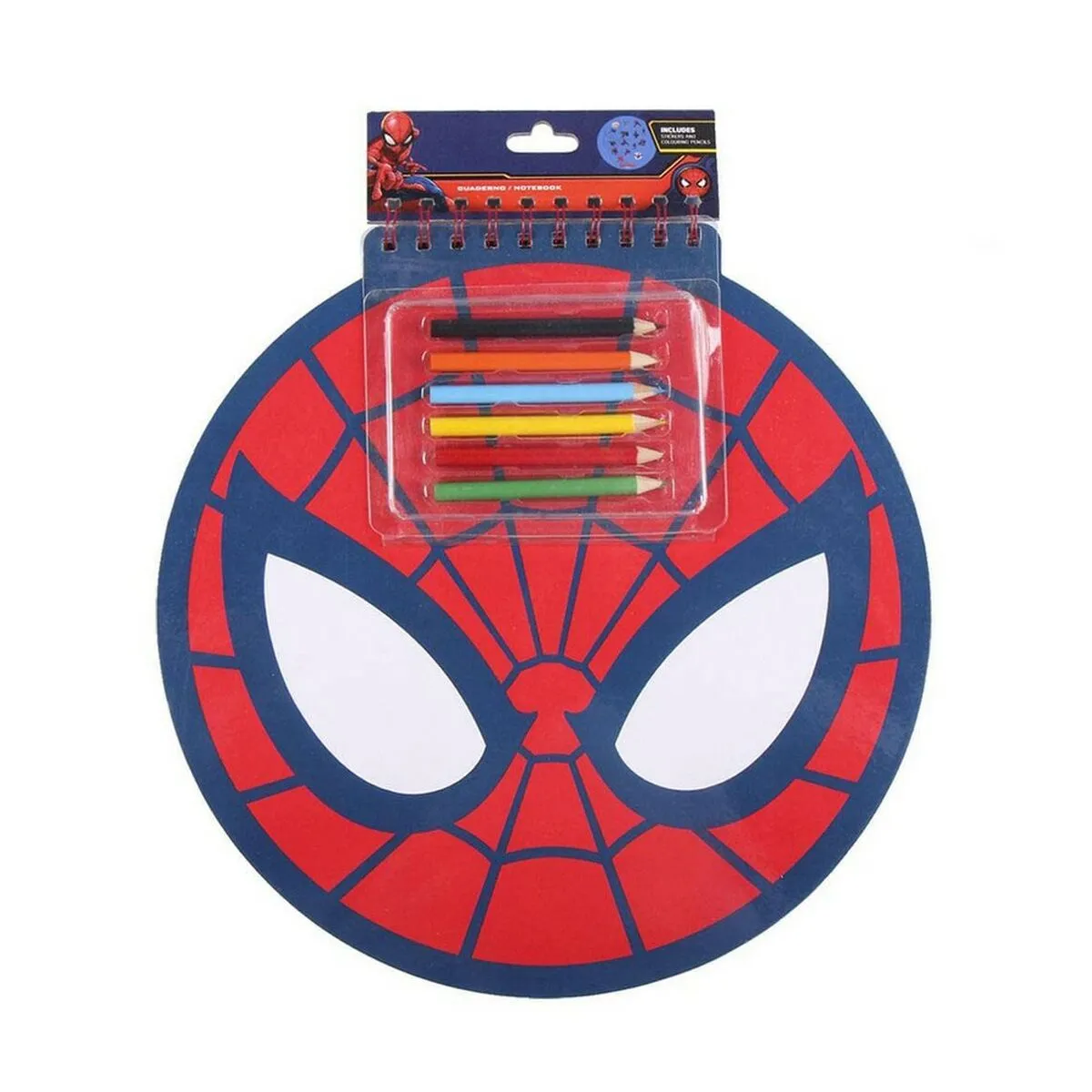 Set di Cancelleria Spider-Man Quaderno Rosso (30 x 30 x 1 cm)