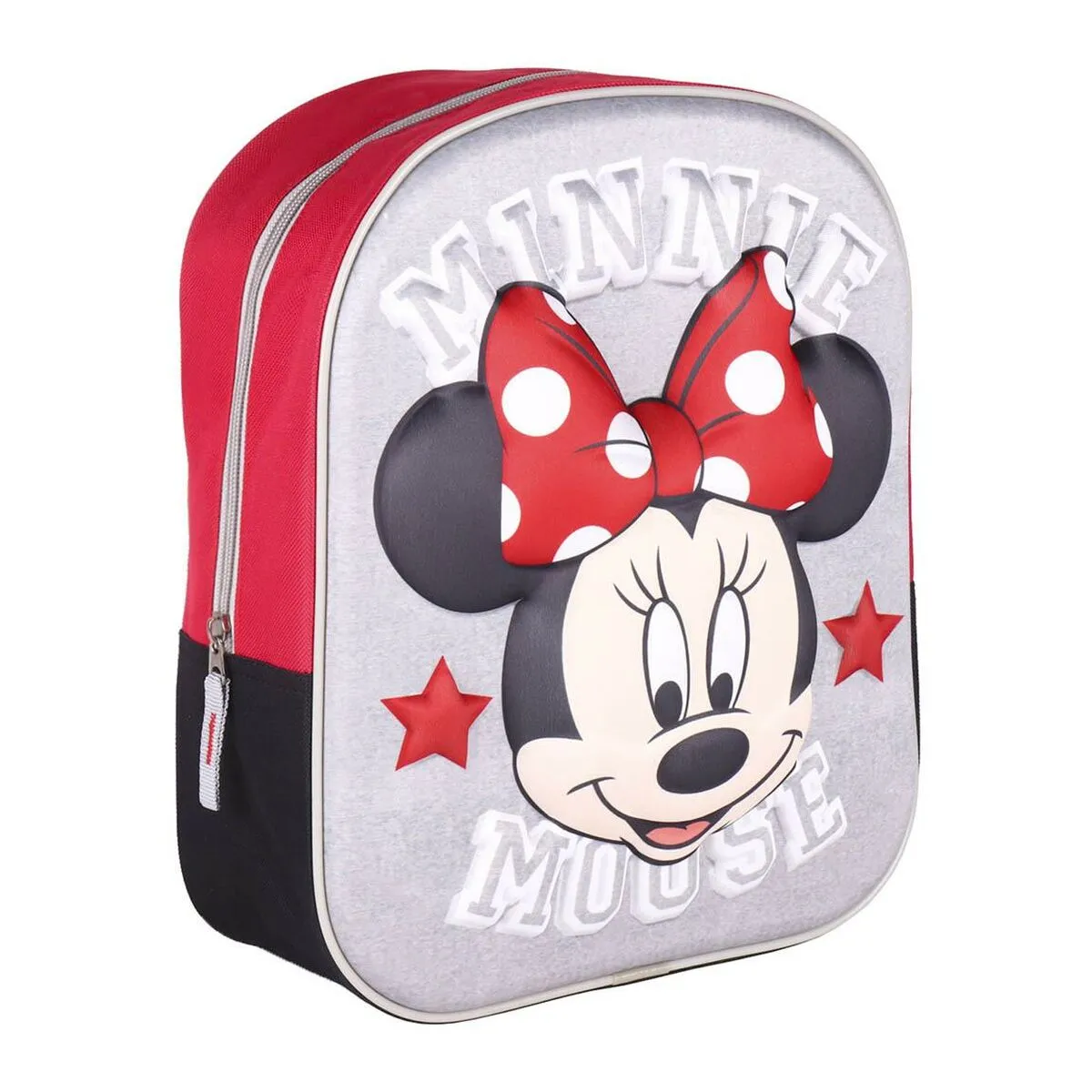 Zaino Scuola Minnie Mouse Rosso (25 x 31 x 10 cm)