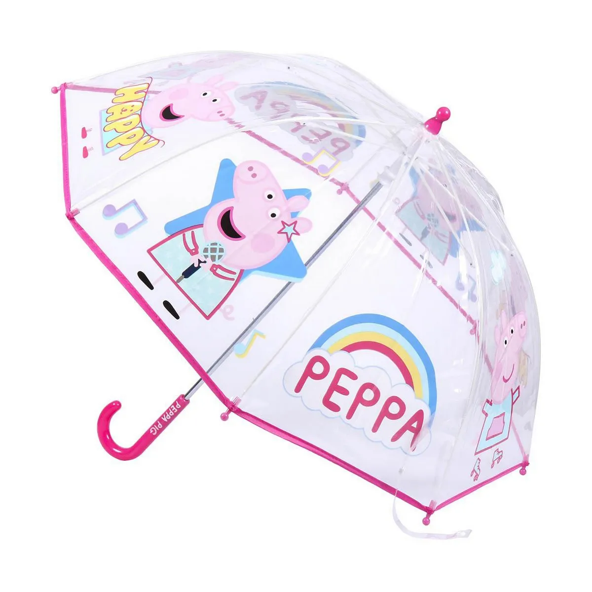 Ombrelli Peppa Pig 45 cm Rosa (Ø 71 cm)