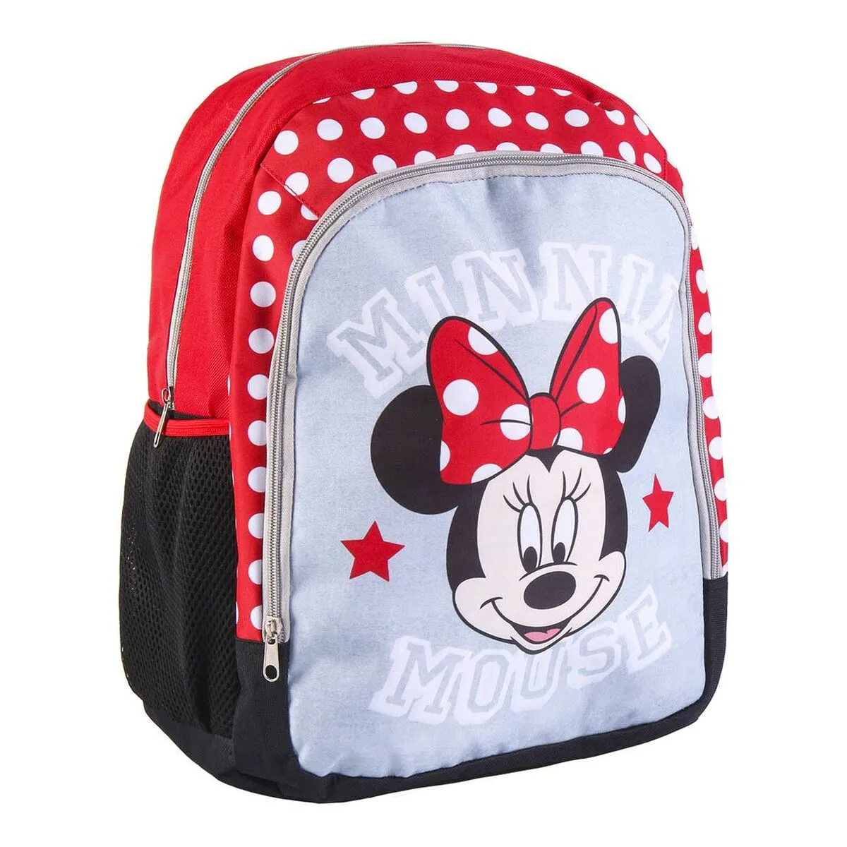 Zaino Scuola Minnie Mouse Rosso (32 x 41 x 14 cm)