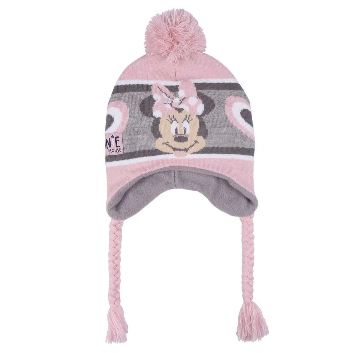 Berretto per Bambini Minnie Mouse Rosa (Taglia unica)