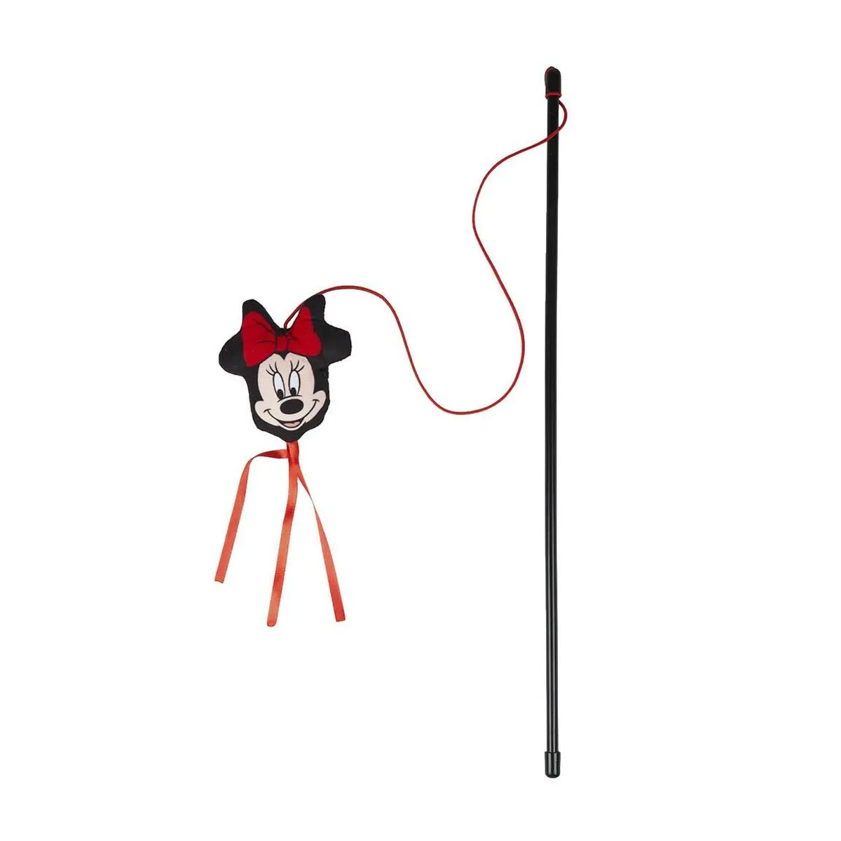 Giocattolo per gatti Minnie Mouse Nero Rosso