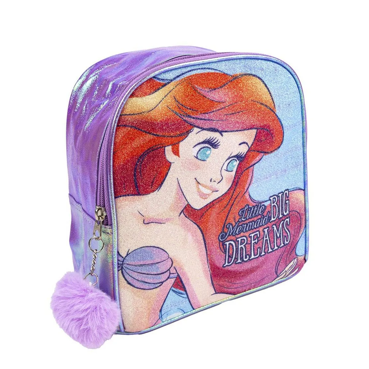 Zaino Casual Princesses Disney Lilla (18 x 21 x 10 cm)