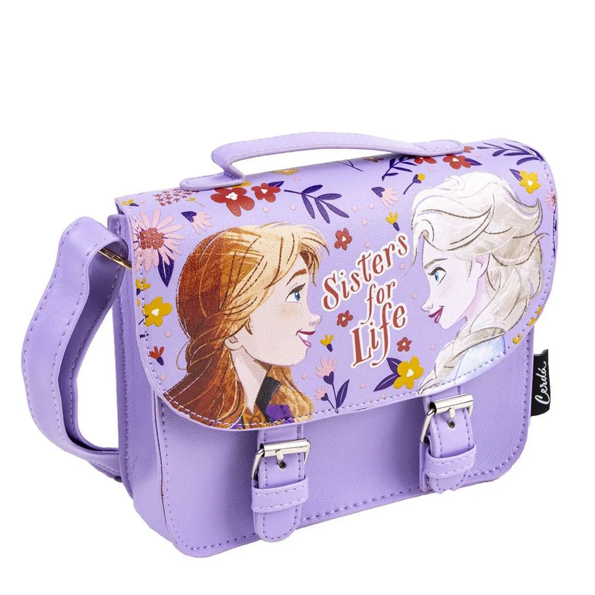 Borsa a Tracolla Frozen Lilla 18,5 x 16,5 x 5,3 cm