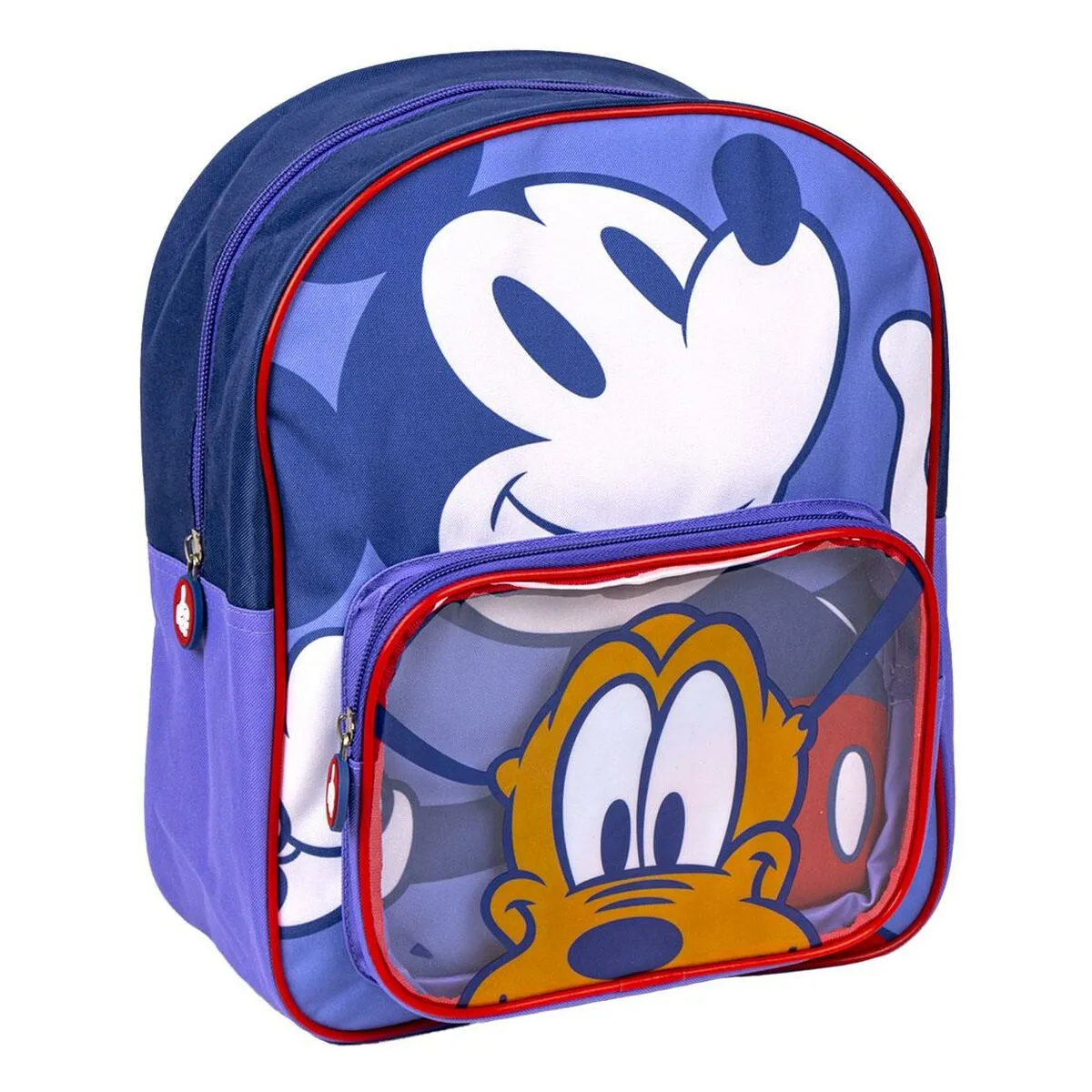 Zaino Scuola Mickey Mouse Azzurro 25 x 30 x 12 cm