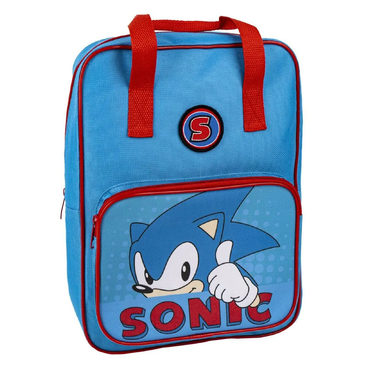 Zaino Scuola Sonic Azzurro