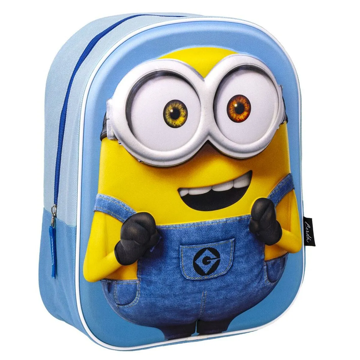 Zaino Scuola 3D Minions Azzurro 25 x 31 x 10 cm