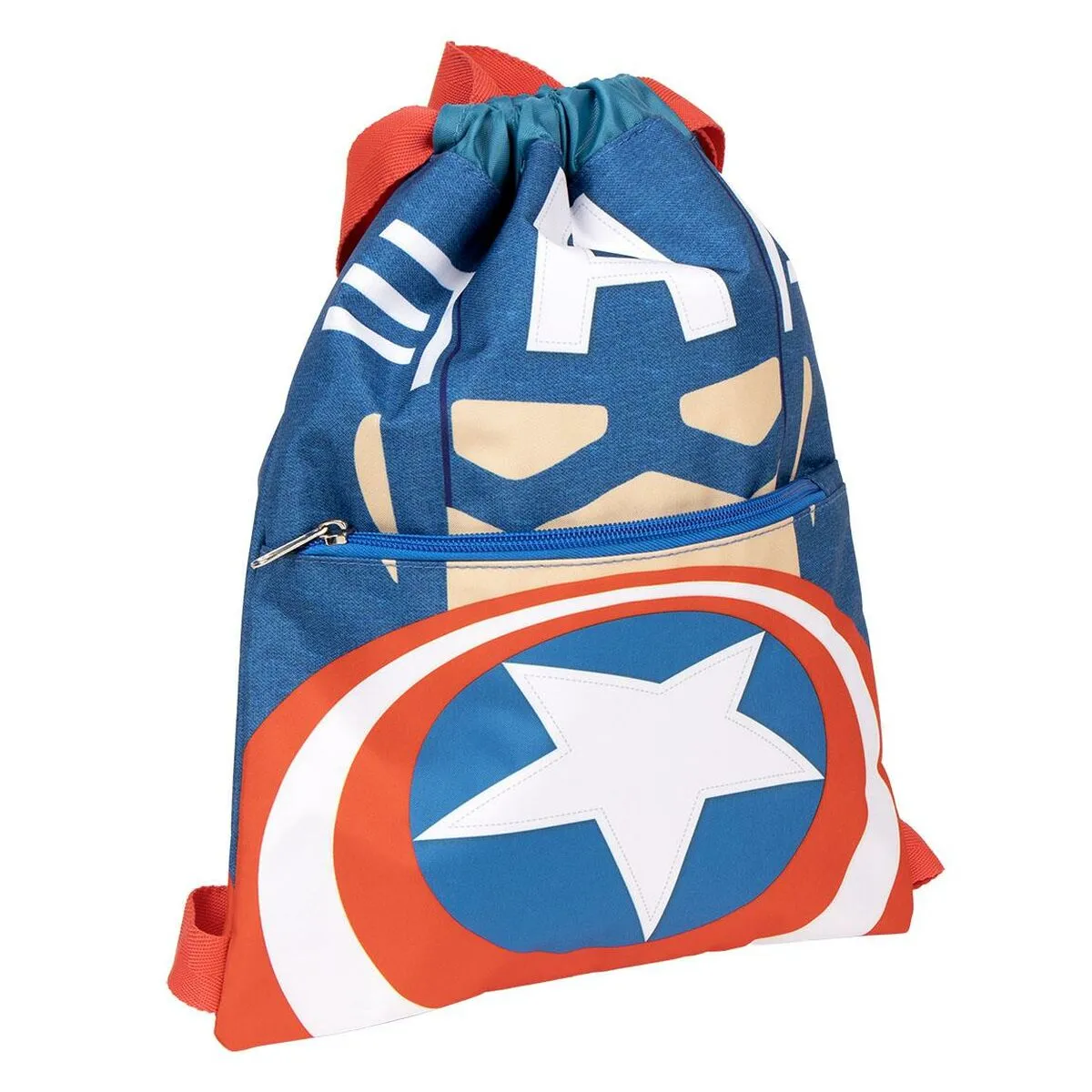 Zaino a Sacca per Bambini The Avengers Azzurro