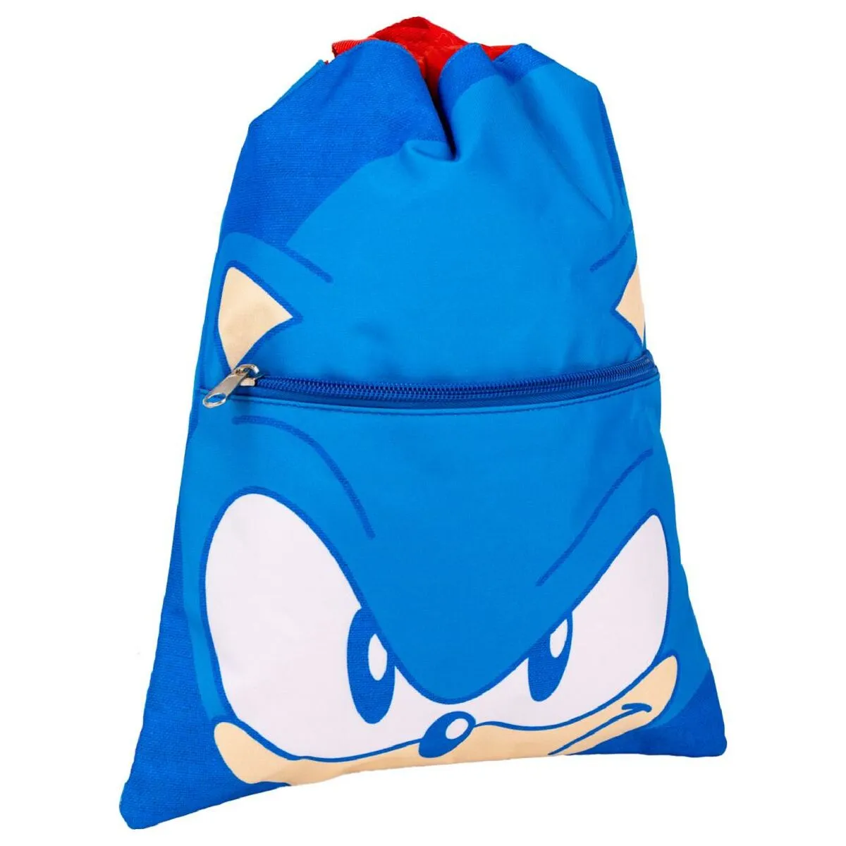 Zaino a Sacca per Bambini Sonic Azzurro 27 x 33 cm