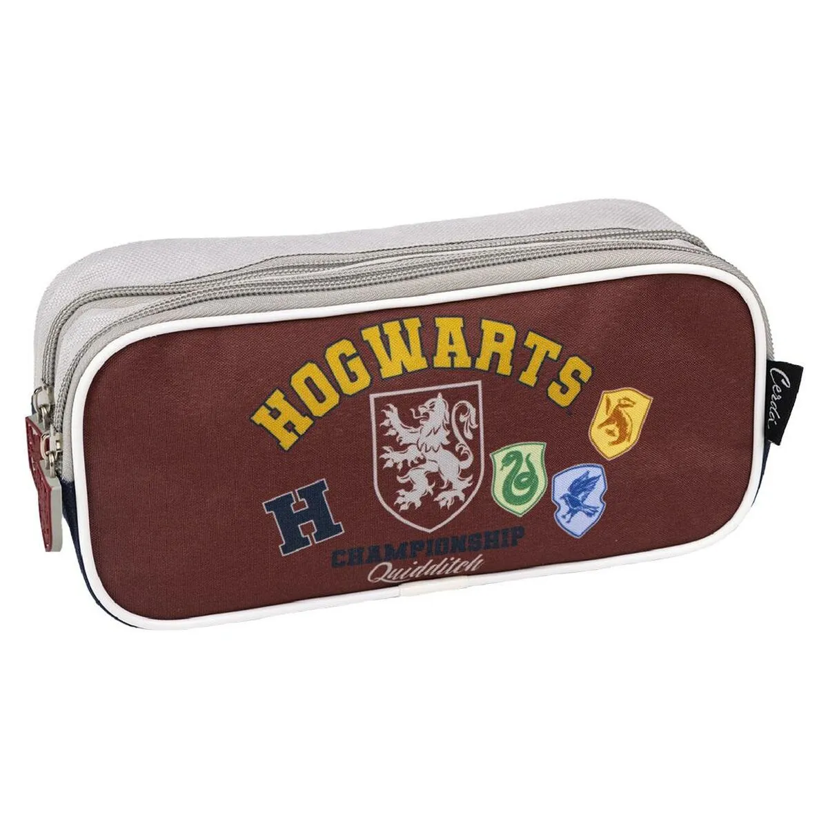 Portaoggetti Doppio Harry Potter Howarts 22,5 x 8 x 10 cm Rosso Blu scuro