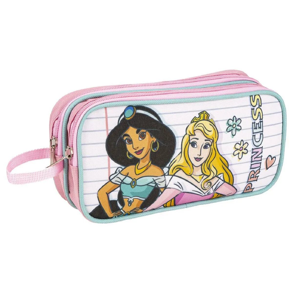 Portaoggetti Doppio Princesses Disney 22,5 x 8 x 10 cm Rosa