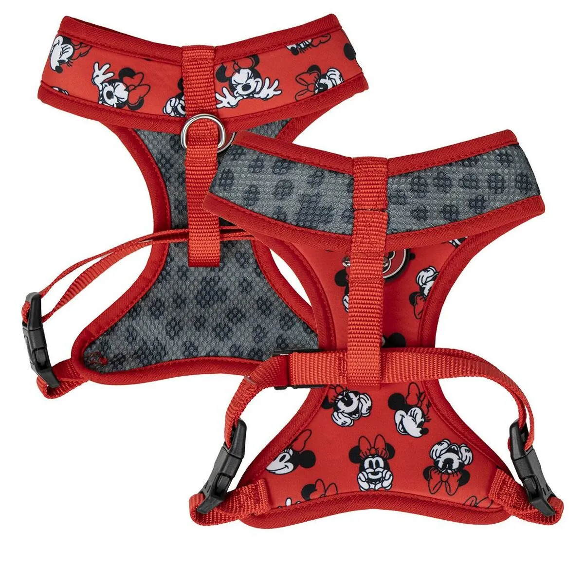 Imbracatura per Cani Minnie Mouse M/L Rosso