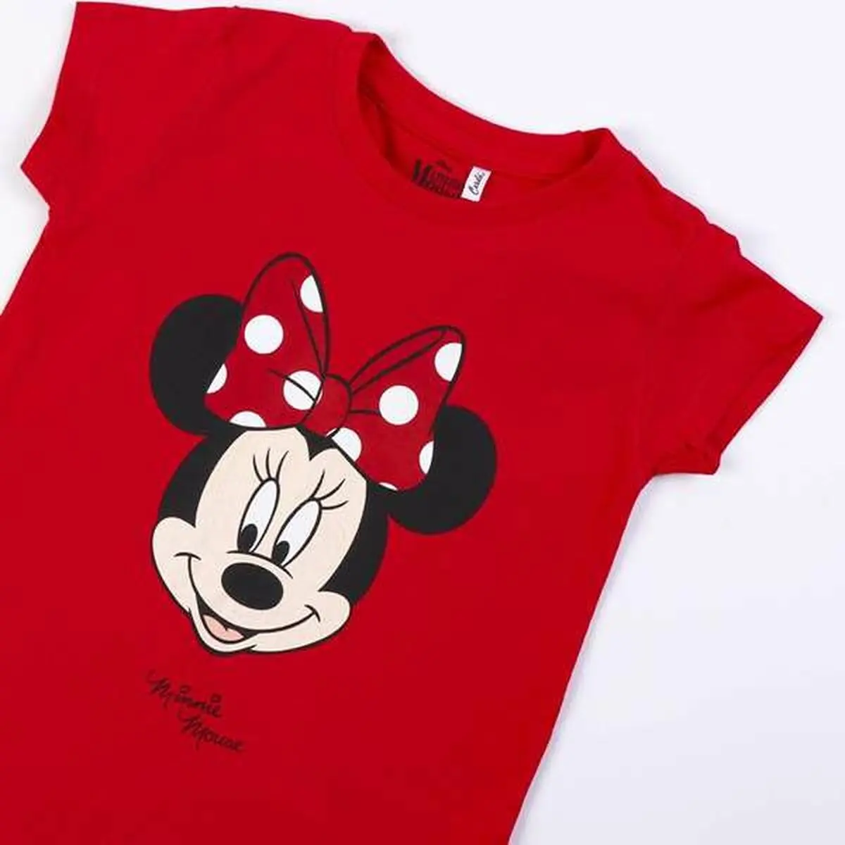 Maglia a Maniche Corte per Bambini Minnie Mouse