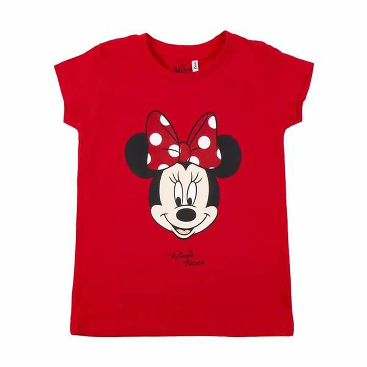 Maglia a Maniche Corte per Bambini Minnie Mouse