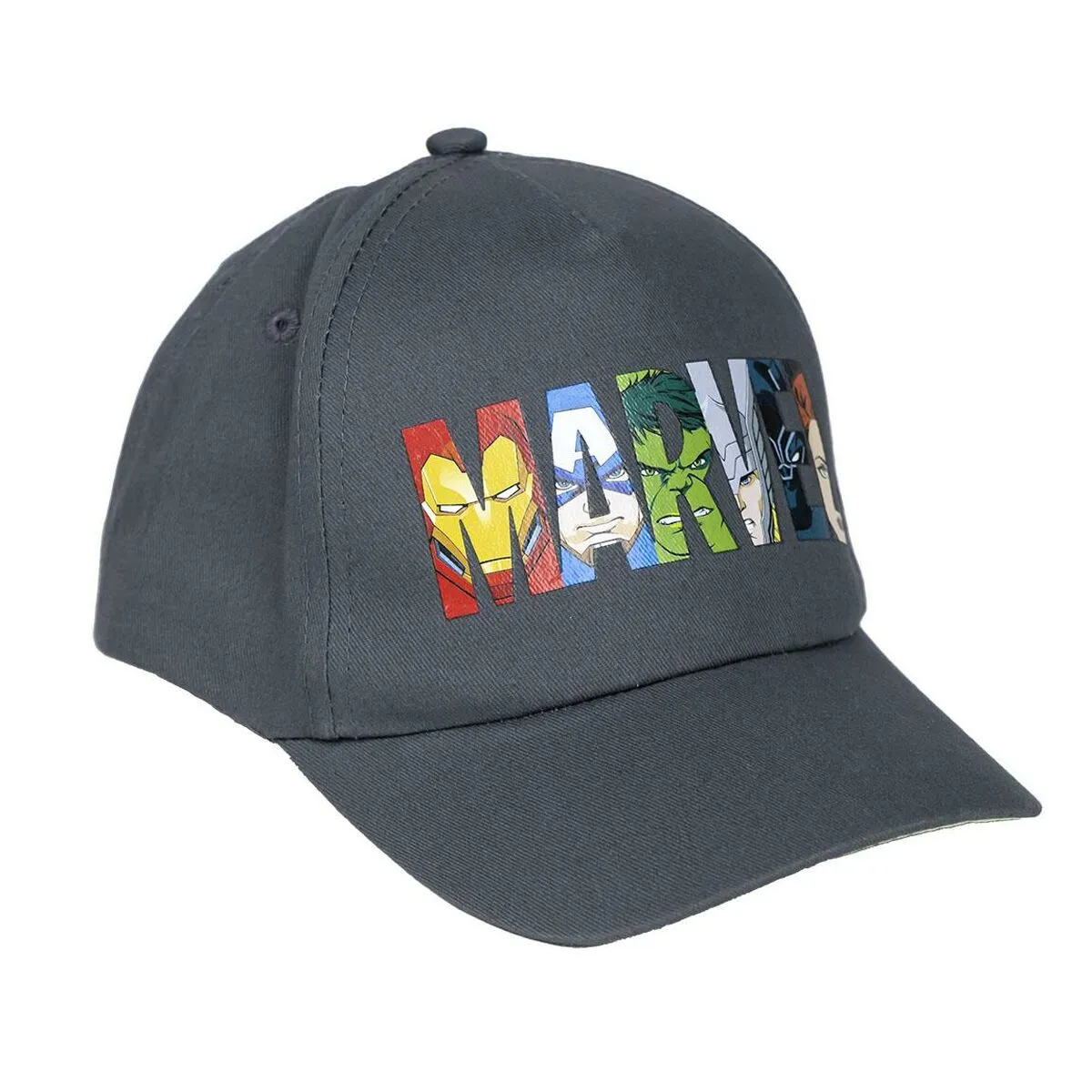 Cappellino per Bambini The Avengers Grigio (54 cm)