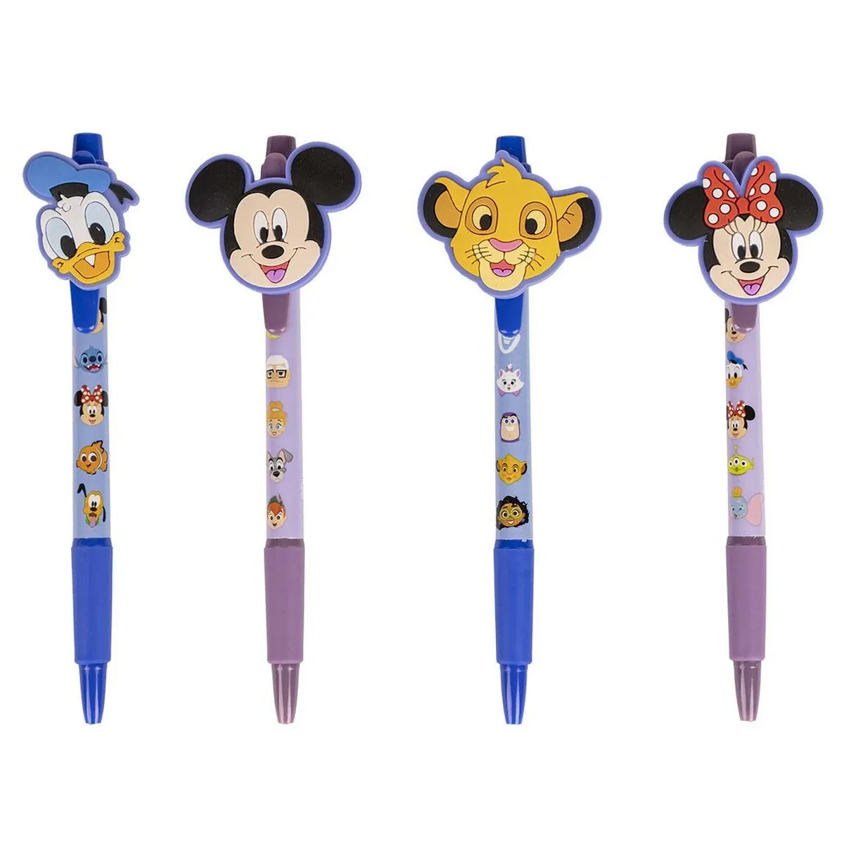 Set di Penne Disney 4 Pezzi Multicolore