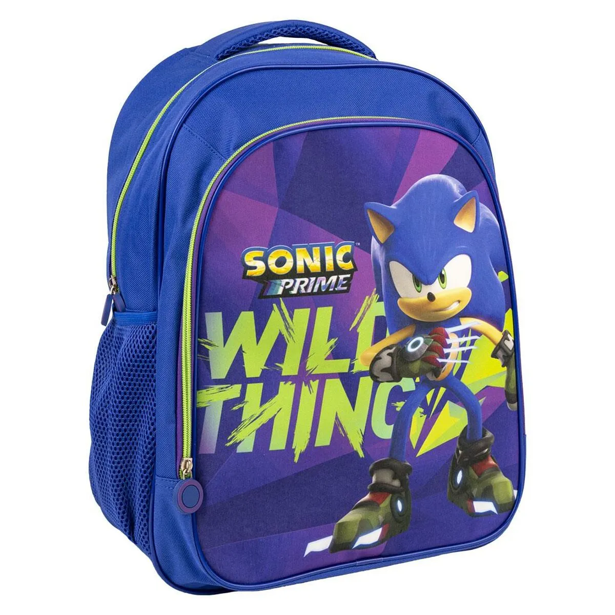 Zaino Scuola Sonic Azzurro 31 x 14 x 41 cm