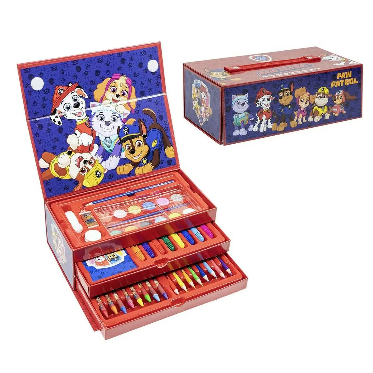 Set di colori The Paw Patrol Valigetta Blu scuro