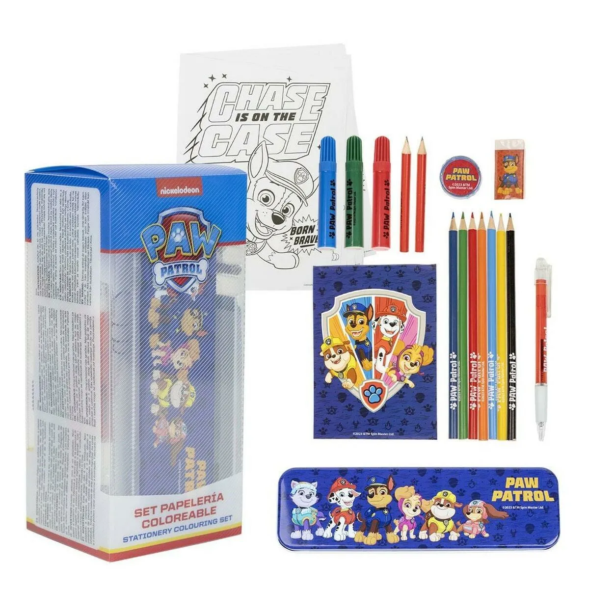 Set Scuola The Paw Patrol 16 Pezzi Blu scuro