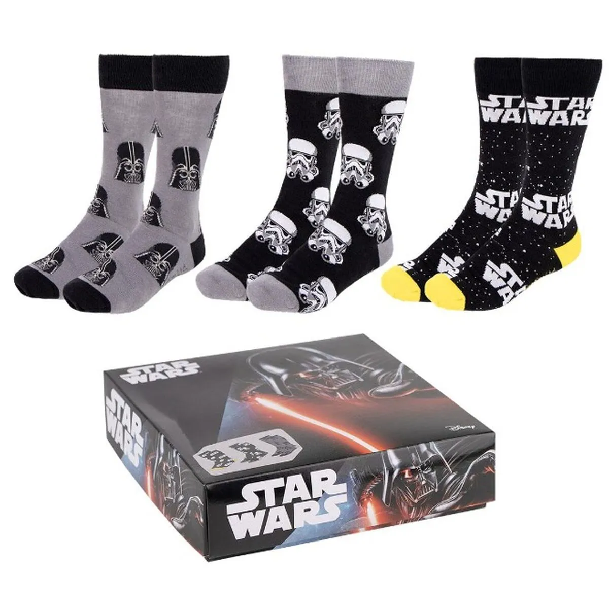 Calzini Star Wars 3 Pezzi 36-41